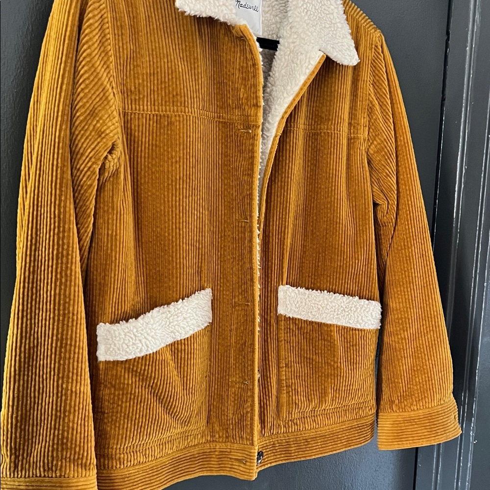 Madewell Corduroy Sherpa-Lined Chore Jacket - Picture 4 of 11